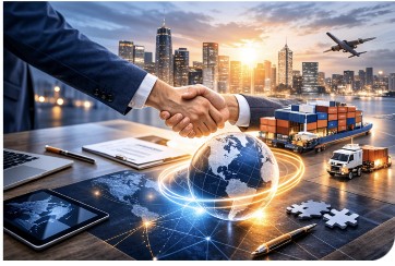 Institutional partnership and trust visual